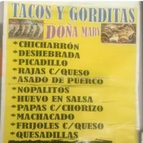 Gorditas y Tacos Doña Mary Monterrey