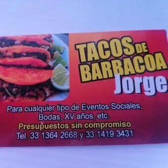 Tacos de Barbacoa Jorge Tonalá - foto 1