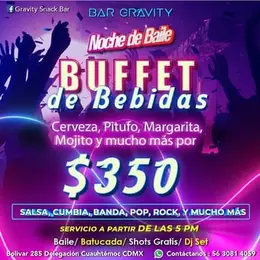 Restaurante Gravity Snack Bar CDMX - foto 2