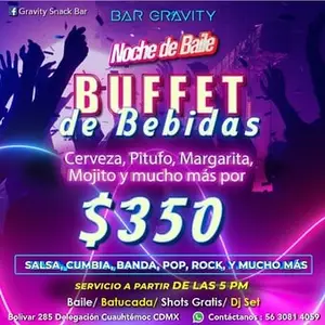 Restaurante Gravity Snack Bar CDMX 2